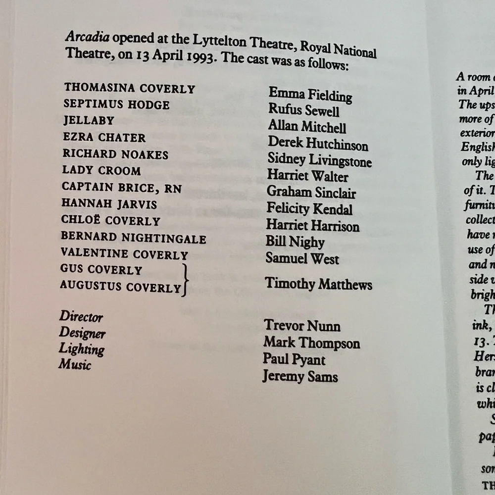 3 for $15: Tom Stoppard’s Arcadia Paperback - Picture 5 of 7